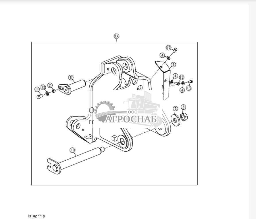 Переходник стрелы (FS22B) 